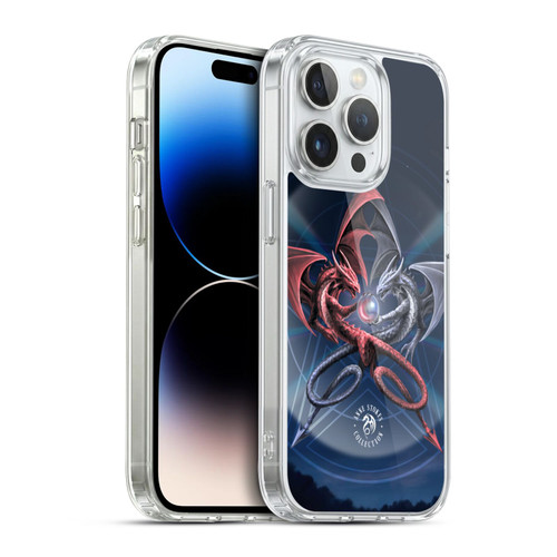 Anne Stokes Dragons 3 Pentagram Soft Gel Case for Apple iPhone 14 Pro