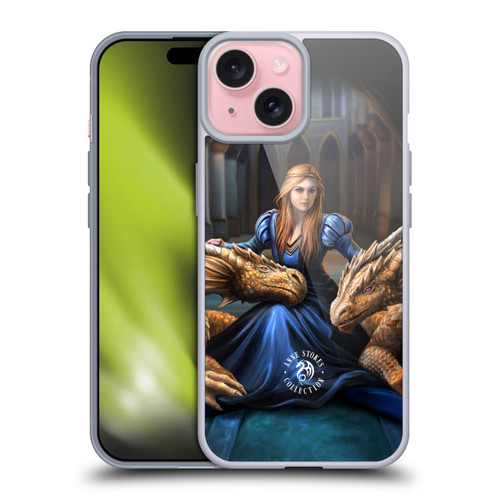 Anne Stokes Dragons 3 Fierce Loyalty Soft Gel Case for Apple iPhone 15
