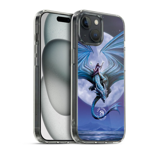 Anne Stokes Dragons 3 Moonstone Soft Gel Case for Apple iPhone 15