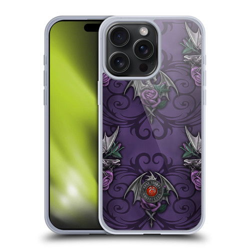 Anne Stokes Dragons 3 Pattern Soft Gel Case for Apple iPhone 15 Pro Max