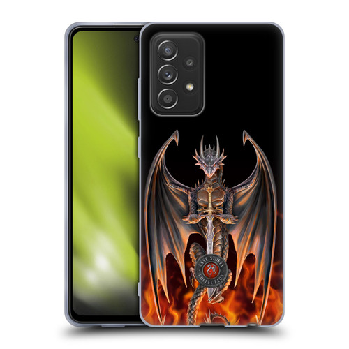 Anne Stokes Dragons 3 Warrior Soft Gel Case for Samsung Galaxy A52 / A52s / 5G (2021)