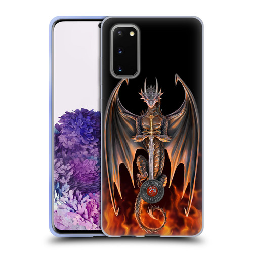 Anne Stokes Dragons 3 Warrior Soft Gel Case for Samsung Galaxy S20 / S20 5G