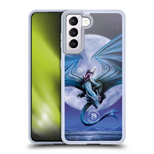 Anne Stokes Dragons 3 Moonstone Soft Gel Case for Samsung Galaxy S21 5G