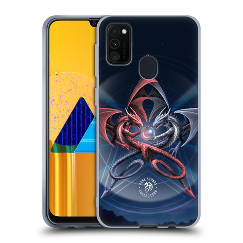 Anne Stokes Dragons 3 Pentagram Soft Gel Case for Samsung Galaxy M30s (2019)/M21 (2020)