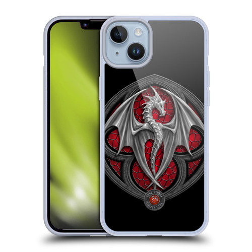 Anne Stokes Dragons 4 Logo Soft Gel Case for Apple iPhone 14 Plus
