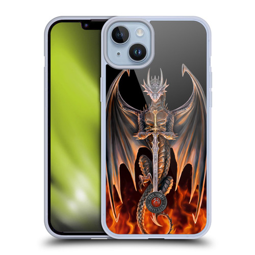 Anne Stokes Dragons 4 Warrior Soft Gel Case for Apple iPhone 14 Plus