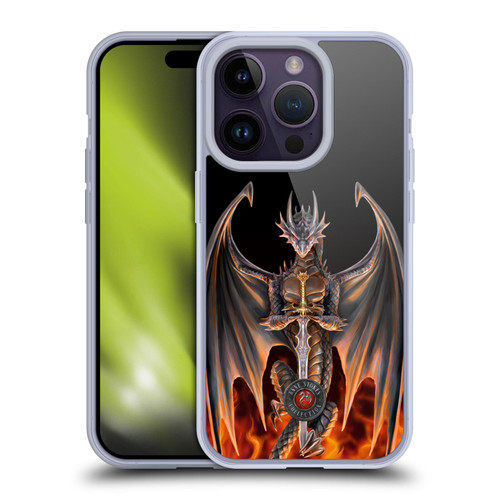 Anne Stokes Dragons 4 Warrior Soft Gel Case for Apple iPhone 14 Pro