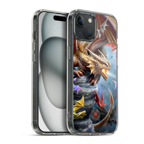 Anne Stokes Dragons 4 Clan Soft Gel Case for Apple iPhone 15 Plus & MagSafe