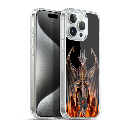 Anne Stokes Dragons 4 Warrior Soft Gel Case for Apple iPhone 15 Pro Max & MagSafe