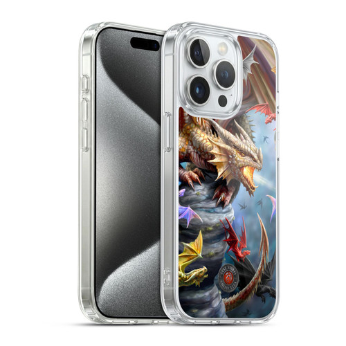 Anne Stokes Dragons 4 Clan Soft Gel Case for Apple iPhone 15 Pro & MagSafe
