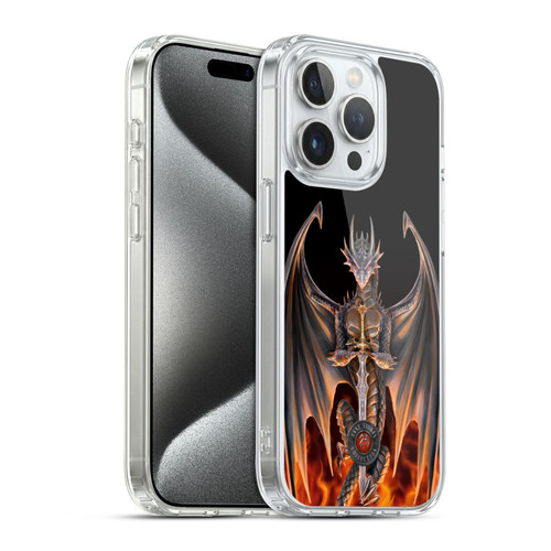 Anne Stokes Dragons 4 Warrior Soft Gel Case for Apple iPhone 15 Pro & MagSafe