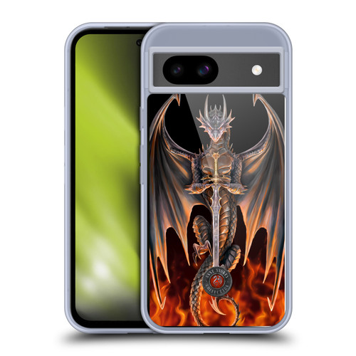 Anne Stokes Dragons 4 Warrior Soft Gel Case for Google Pixel 8a