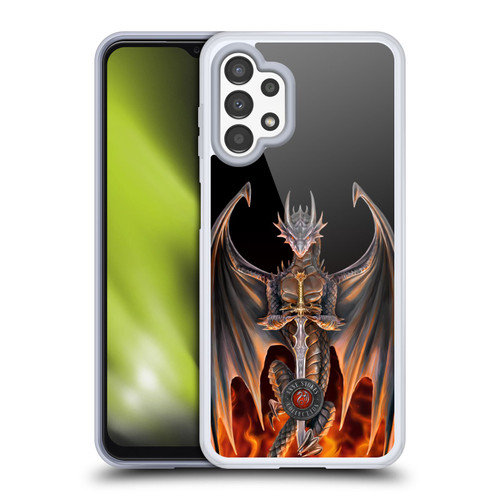 Anne Stokes Dragons 4 Warrior Soft Gel Case for Samsung Galaxy A13 (2022)