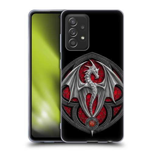 Anne Stokes Dragons 4 Logo Soft Gel Case for Samsung Galaxy A52 / A52s / 5G (2021)
