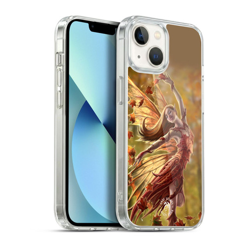 Anne Stokes Fairies Autumn Soft Gel Case for Apple iPhone 13