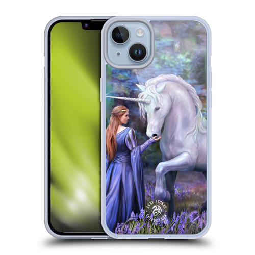 Anne Stokes Fantasy 2 Bluebell Wood Soft Gel Case for Apple iPhone 14 Plus