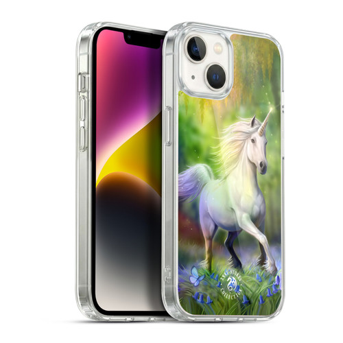Anne Stokes Fantasy 2 Chase The Rainbow Soft Gel Case for Apple iPhone 14 Plus & MagSafe