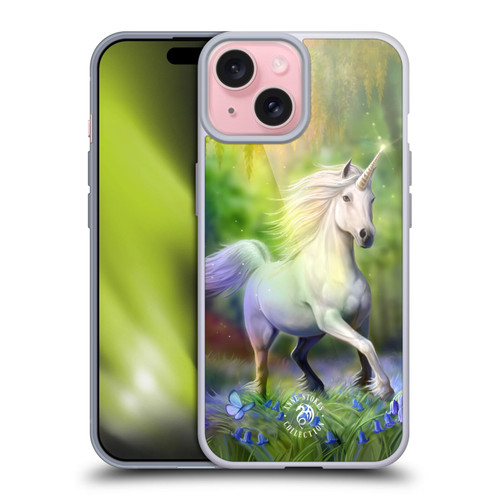 Anne Stokes Fantasy 2 Chase The Rainbow Soft Gel Case for Apple iPhone 15