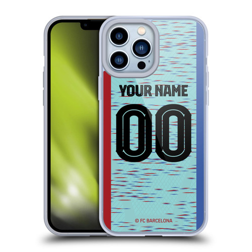 Custom Customised Personalised FC Barcelona 2023/24 Kit Third Soft Gel Case for Apple iPhone 13 Pro Max