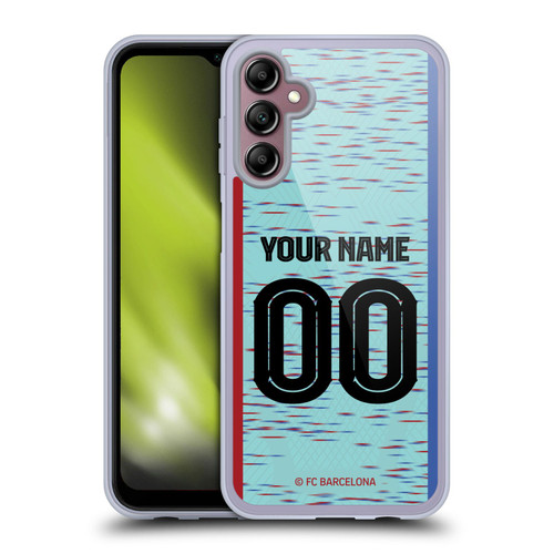 Custom Customised Personalised FC Barcelona 2023/24 Kit Third Soft Gel Case for Samsung Galaxy A14 5G
