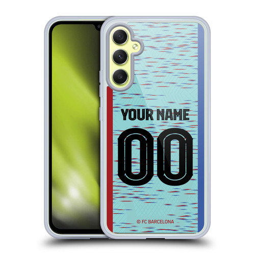 Custom Customised Personalised FC Barcelona 2023/24 Kit Third Soft Gel Case for Samsung Galaxy A34 5G