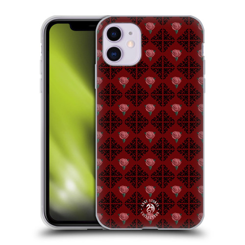 Anne Stokes Gothic Logo Pattern Soft Gel Case for Apple iPhone 11