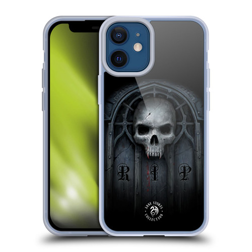 Anne Stokes Gothic Await The Night Skull Soft Gel Case for Apple iPhone 12 Mini