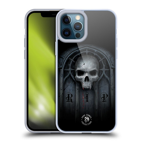 Anne Stokes Gothic Await The Night Skull Soft Gel Case for Apple iPhone 12 Pro Max