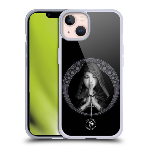 Anne Stokes Gothic Dark Prayer Art Nouveau Soft Gel Case for Apple iPhone 13