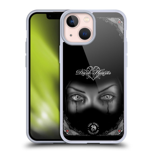 Anne Stokes Gothic Sad Eyes Soft Gel Case for Apple iPhone 13 Mini