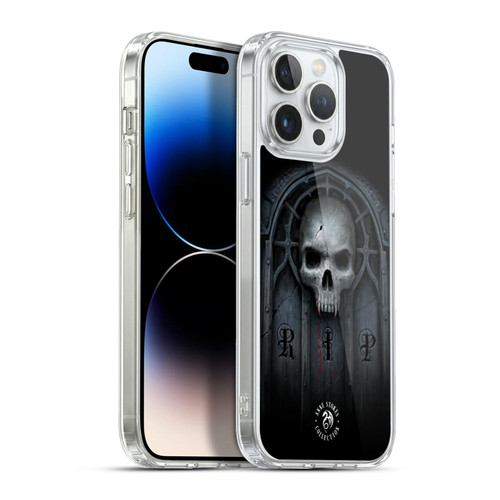 Anne Stokes Gothic Await The Night Skull Soft Gel Case for Apple iPhone 13 Pro Max
