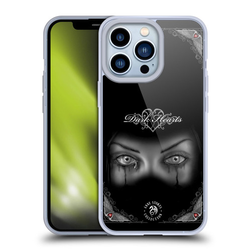 Anne Stokes Gothic Sad Eyes Soft Gel Case for Apple iPhone 13 Pro