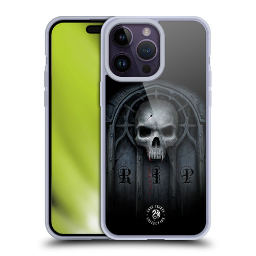 Anne Stokes Gothic Await The Night Skull Soft Gel Case for Apple iPhone 14 Pro Max
