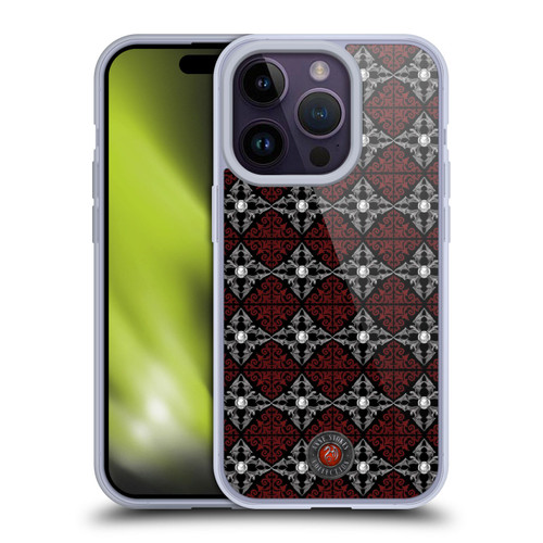 Anne Stokes Gothic Bat Moon Patttern Soft Gel Case for Apple iPhone 14 Pro