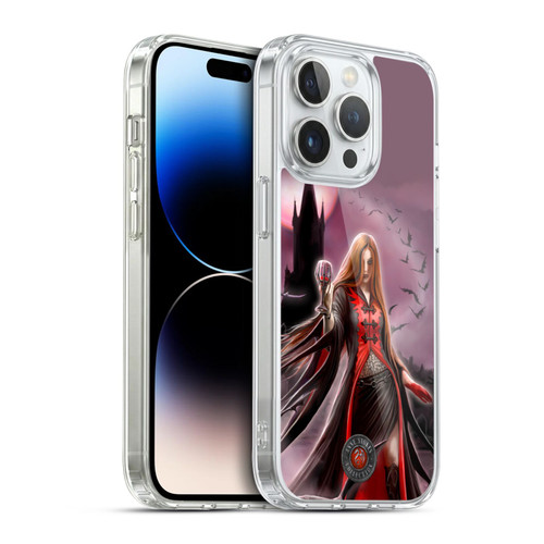 Anne Stokes Gothic Blood Moon Soft Gel Case for Apple iPhone 14 Pro