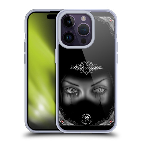 Anne Stokes Gothic Sad Eyes Soft Gel Case for Apple iPhone 14 Pro
