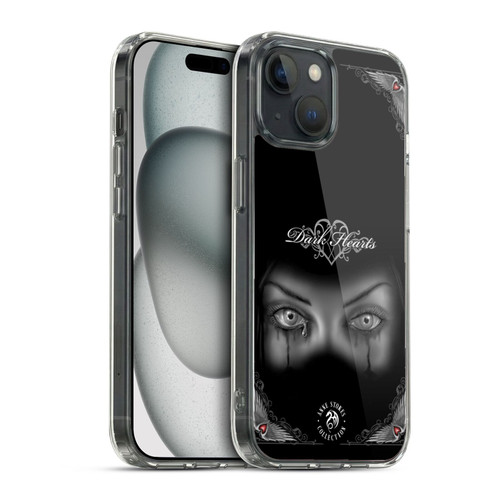Anne Stokes Gothic Sad Eyes Soft Gel Case for Apple iPhone 15