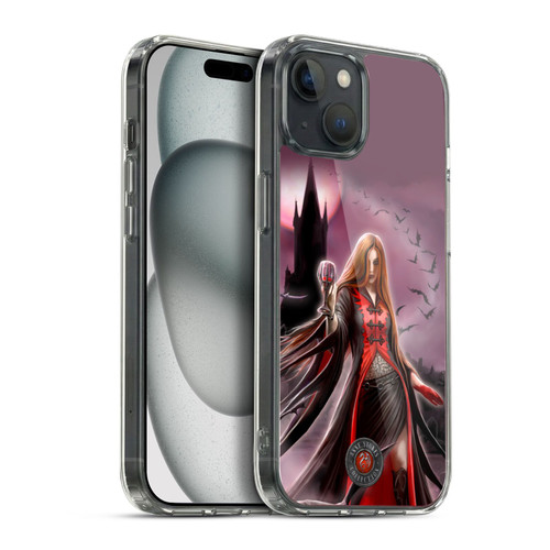Anne Stokes Gothic Blood Moon Soft Gel Case for Apple iPhone 15 Plus