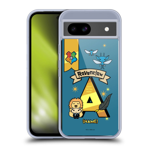 Custom Customised Personalised Harry Potter Deathly Hallows L Name Ravenclaw Soft Gel Case for Google Pixel 8a