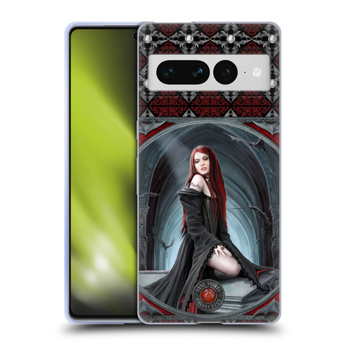 Anne Stokes Gothic Await The Night Soft Gel Case for Google Pixel 7 Pro
