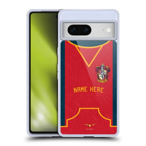 Custom Customised Personalised Harry Potter Deathly Hallows XL Gryffindor Soft Gel Case for Google Pixel 7
