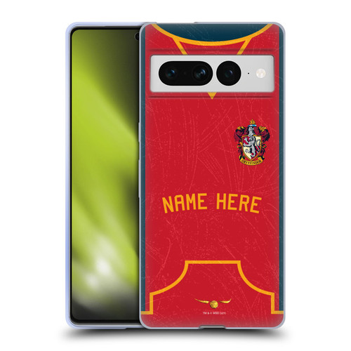 Custom Customised Personalised Harry Potter Deathly Hallows XL Gryffindor Soft Gel Case for Google Pixel 7 Pro