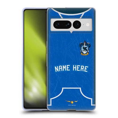Custom Customised Personalised Harry Potter Deathly Hallows XL Ravenclaw Soft Gel Case for Google Pixel 7 Pro