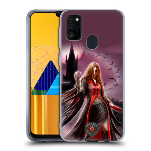 Anne Stokes Gothic Blood Moon Soft Gel Case for Samsung Galaxy M30s (2019)/M21 (2020)