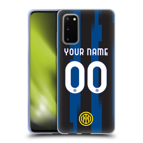 Custom Customised Personalised Inter Milan 2023/24 Kit Home Soft Gel Case for Samsung Galaxy S20 / S20 5G