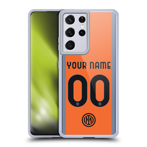 Custom Customised Personalised Inter Milan 2023/24 Kit Third Soft Gel Case for Samsung Galaxy S21 Ultra 5G