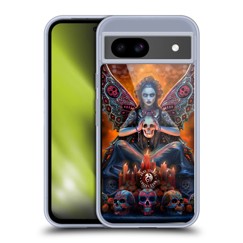 Anne Stokes Mix Fantasy Art Skull Fairy Soft Gel Case for Google Pixel 8a