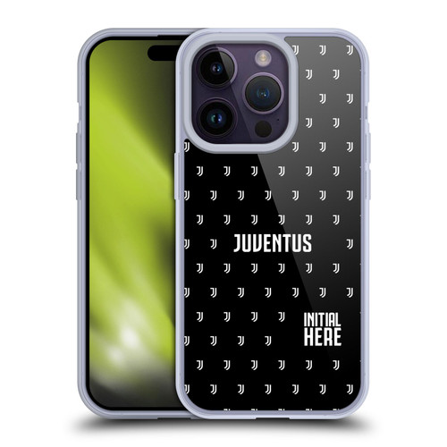 Custom Customised Personalised Juventus Football Club Graphics Pattern Soft Gel Case for Apple iPhone 14 Pro
