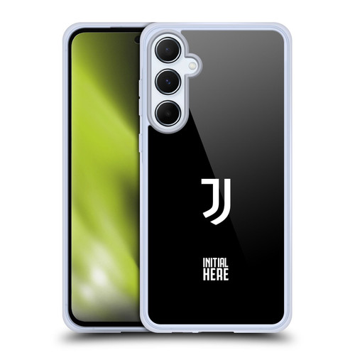 Custom Customised Personalised Juventus Football Club Graphics Plain Crest Soft Gel Case for Samsung Galaxy A55 5G