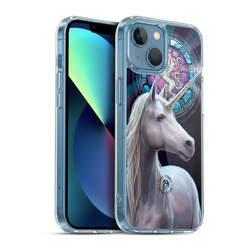 Anne Stokes Mythical Creatures Enlightenment Soft Gel Case for Apple iPhone 13 Mini & MagSafe